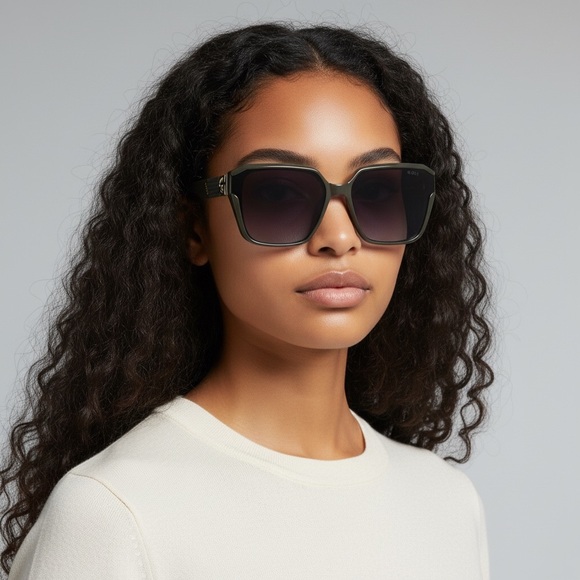 Gucci Women Polarized Sunglasses | Black | Gradient Lens | New | No Box - Picture 5 of 15